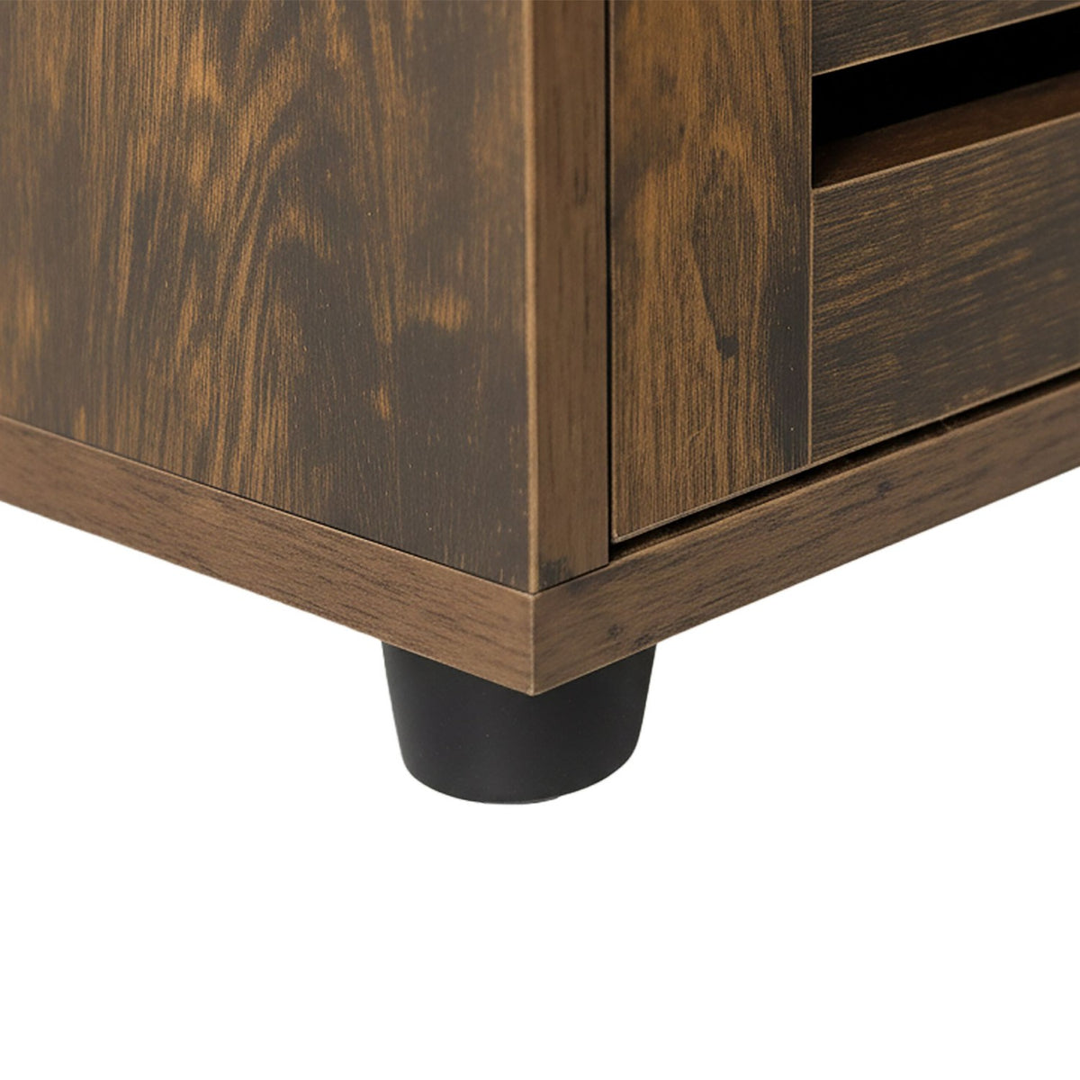 Washbasin Cabinet with Slatted Doors – Under-Sink Storage