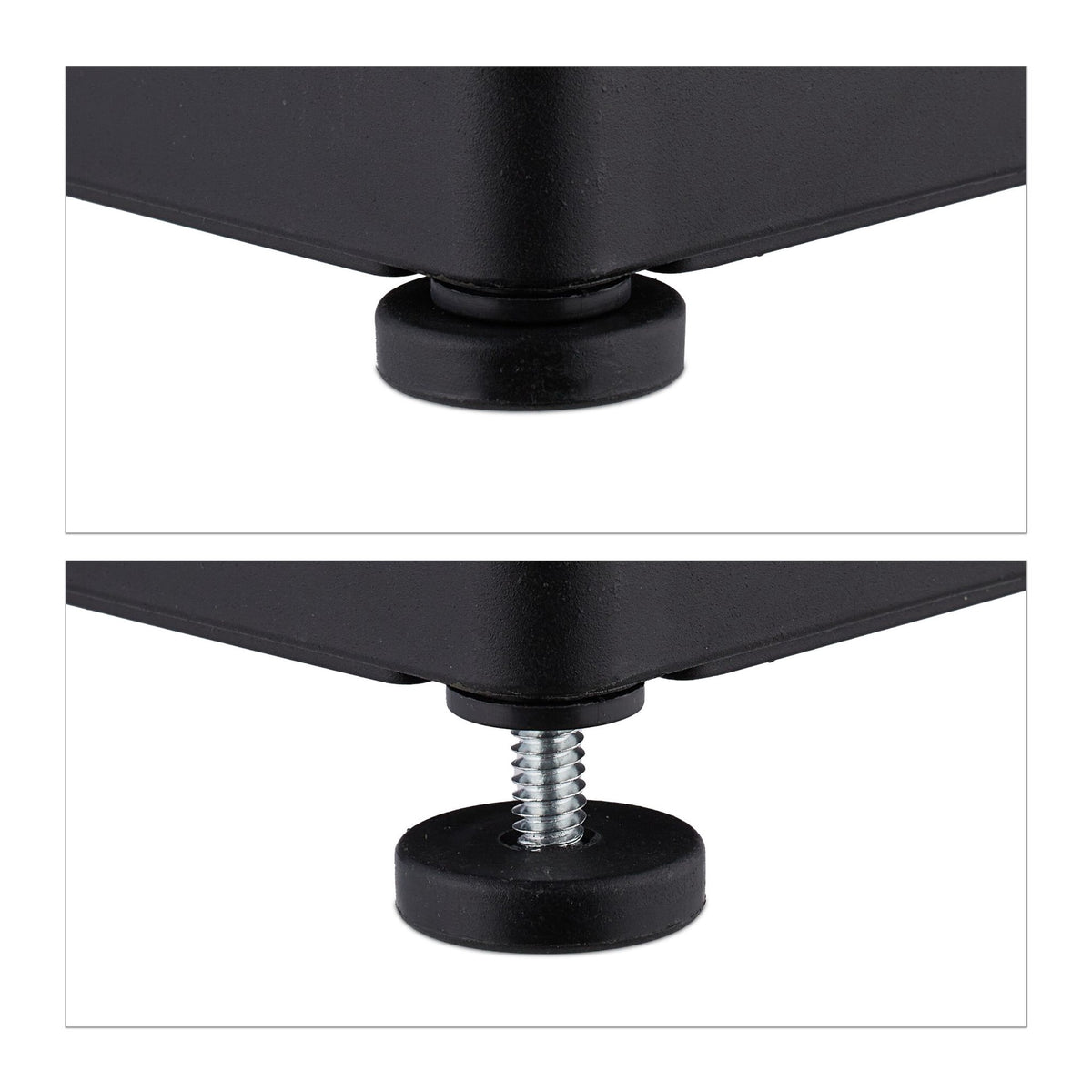 Washbasin shelf with 2 shelves