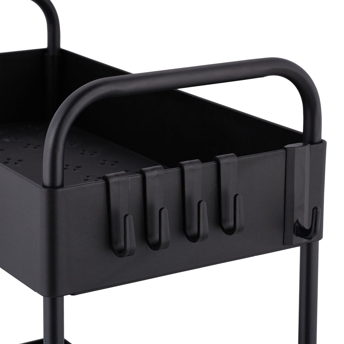 Washbasin shelf with 2 shelves
