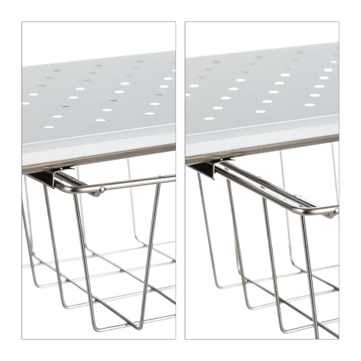 Washbasin shelf with holder for paper towels