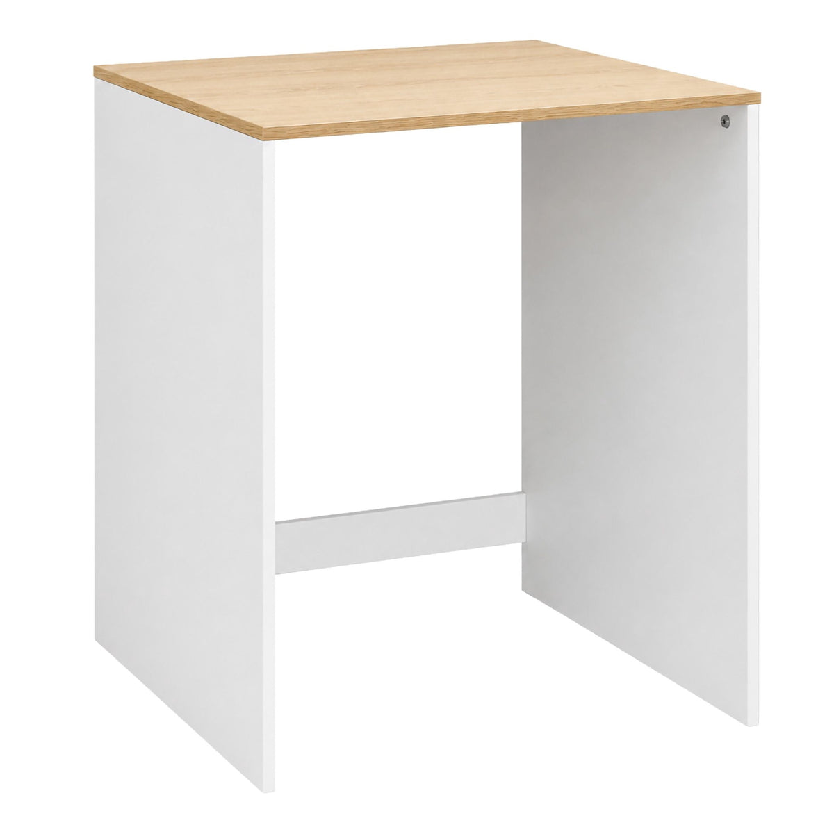 Washer Cabinet with Shelf, White, Engineered Wood