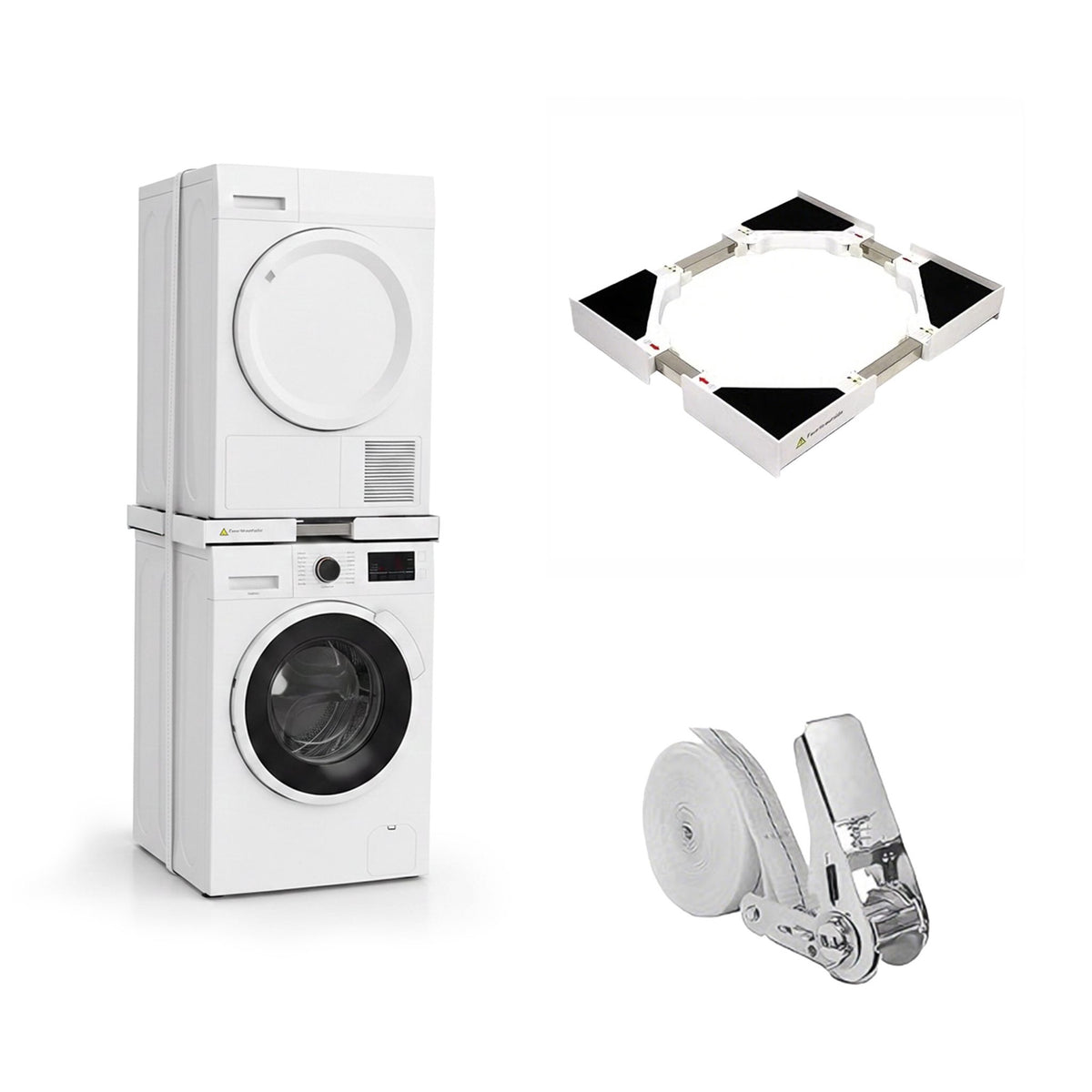 Washer & Dryer Stacking Frame – Universal, Adjustable