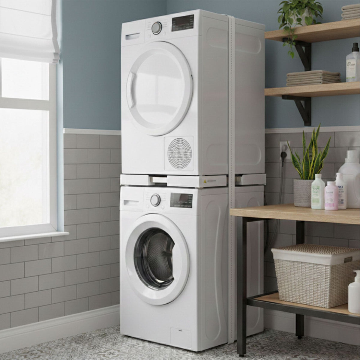 Washer & Dryer Stacking Frame – Universal, Adjustable