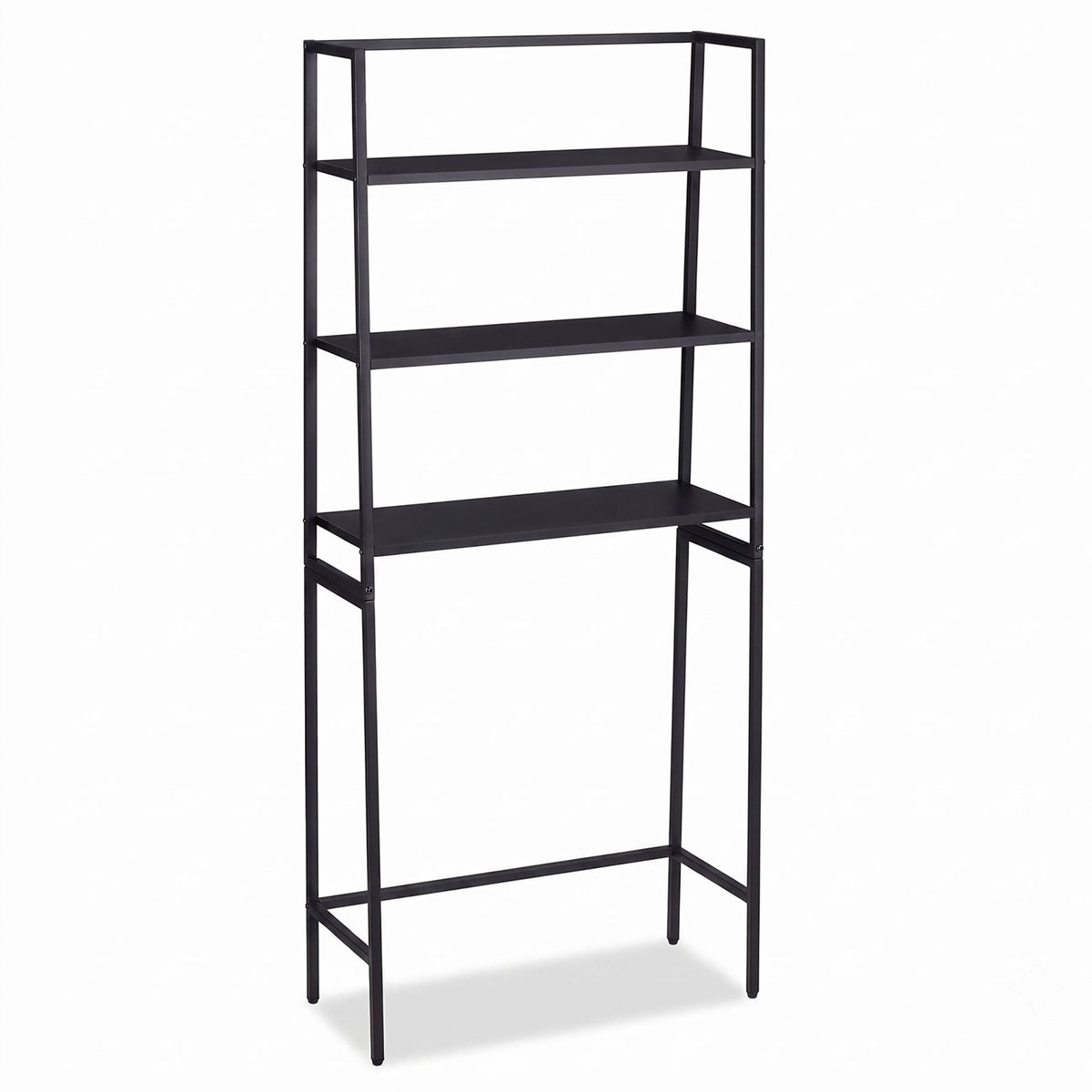 Washing Machine Over-Shelf, 3-Tier Storage Unit, Black
