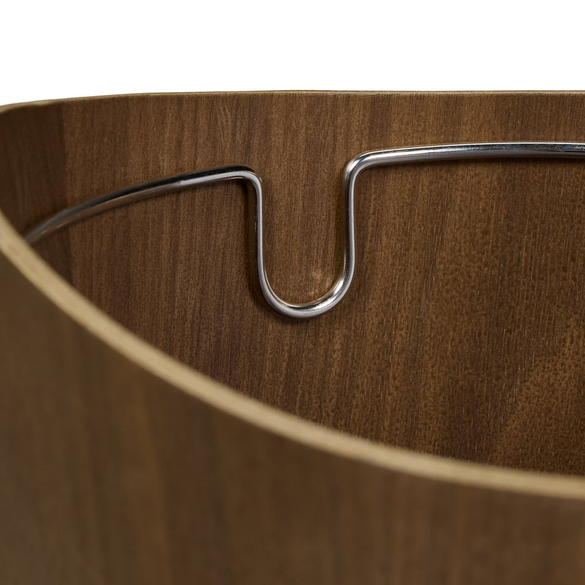 Waste Paper Bin, Wood Effect, 9L Capacity
