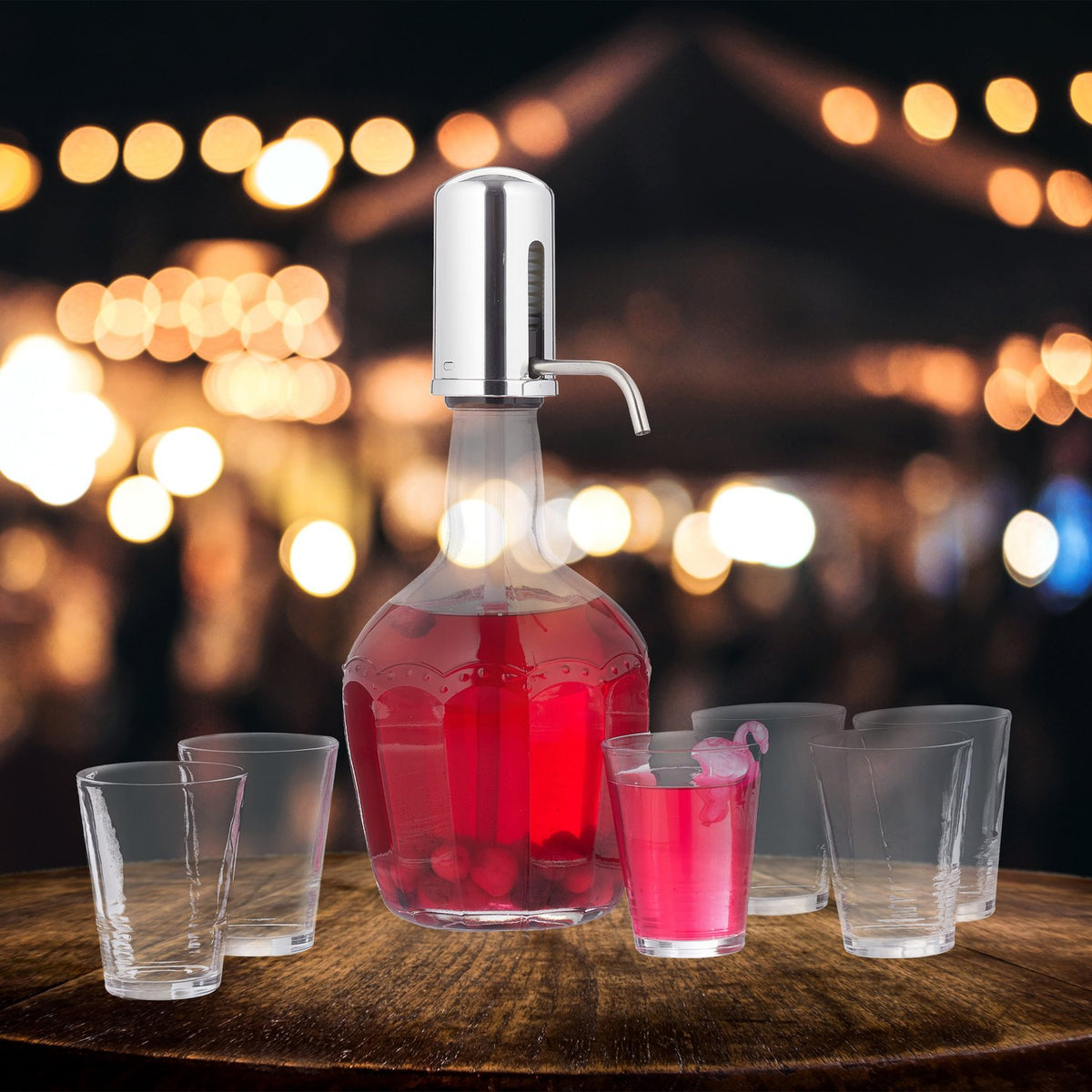 Water Dispenser with 6 Glasses