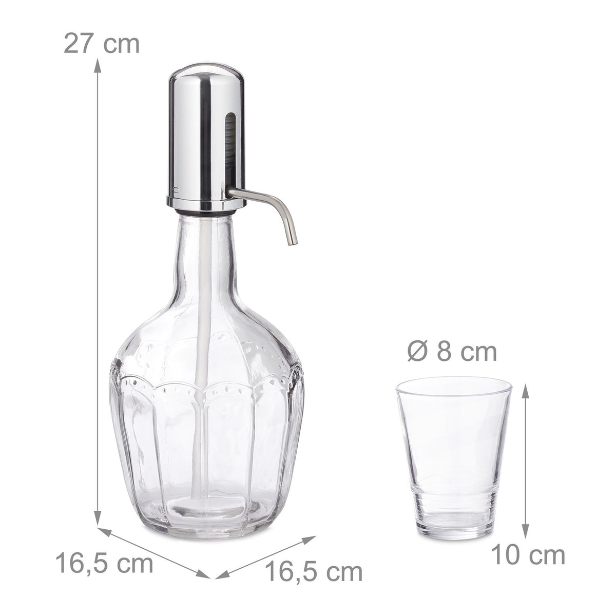 Water Dispenser with 6 Glasses
