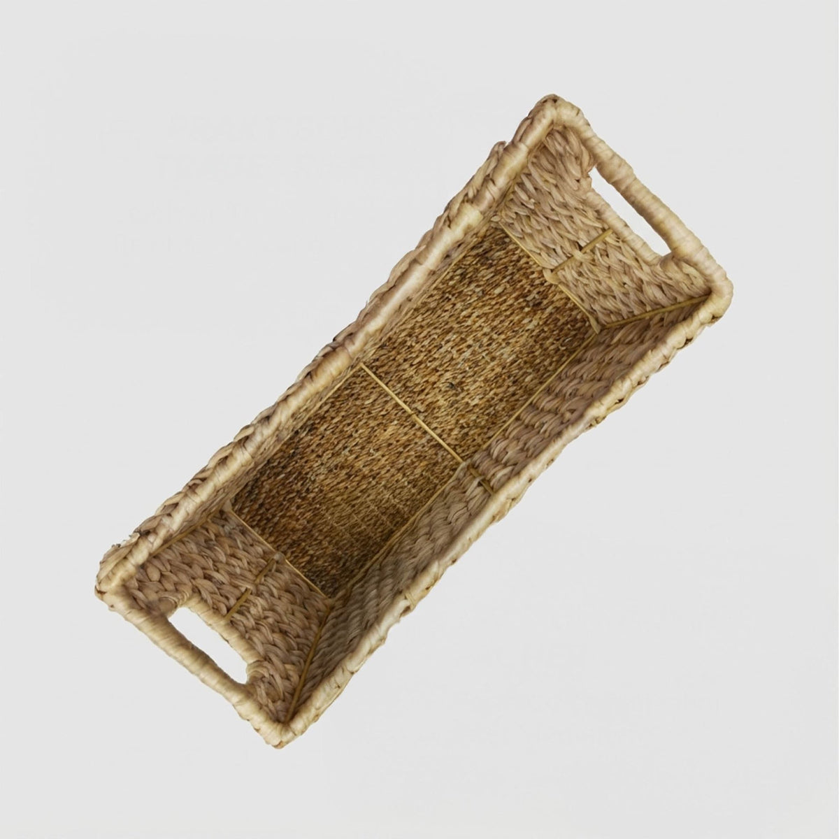 Water Hyacinth Magazine Holder with Handles