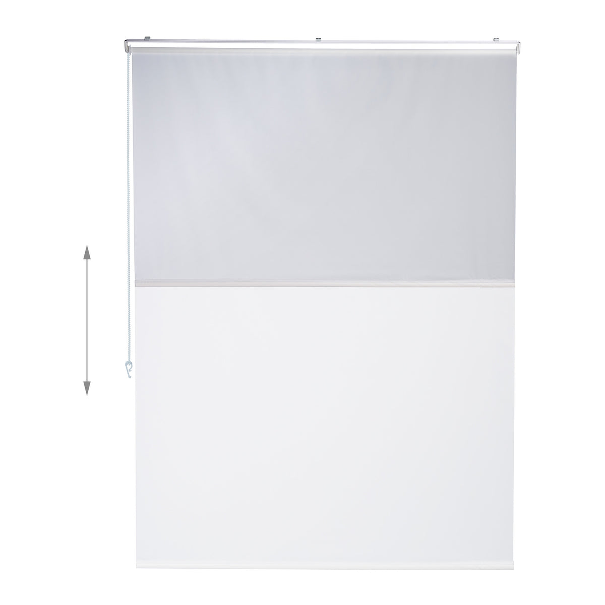 Water-Repellent Bathroom Roller Blind, Translucent White