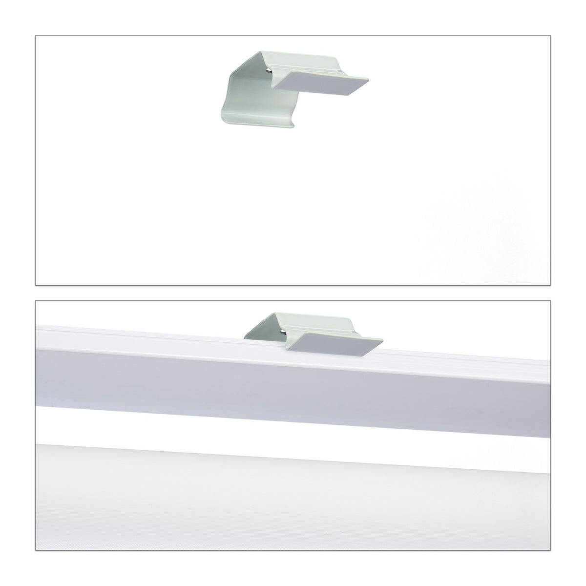 Water-Repellent Bathroom Roller Blind, White, Translucent