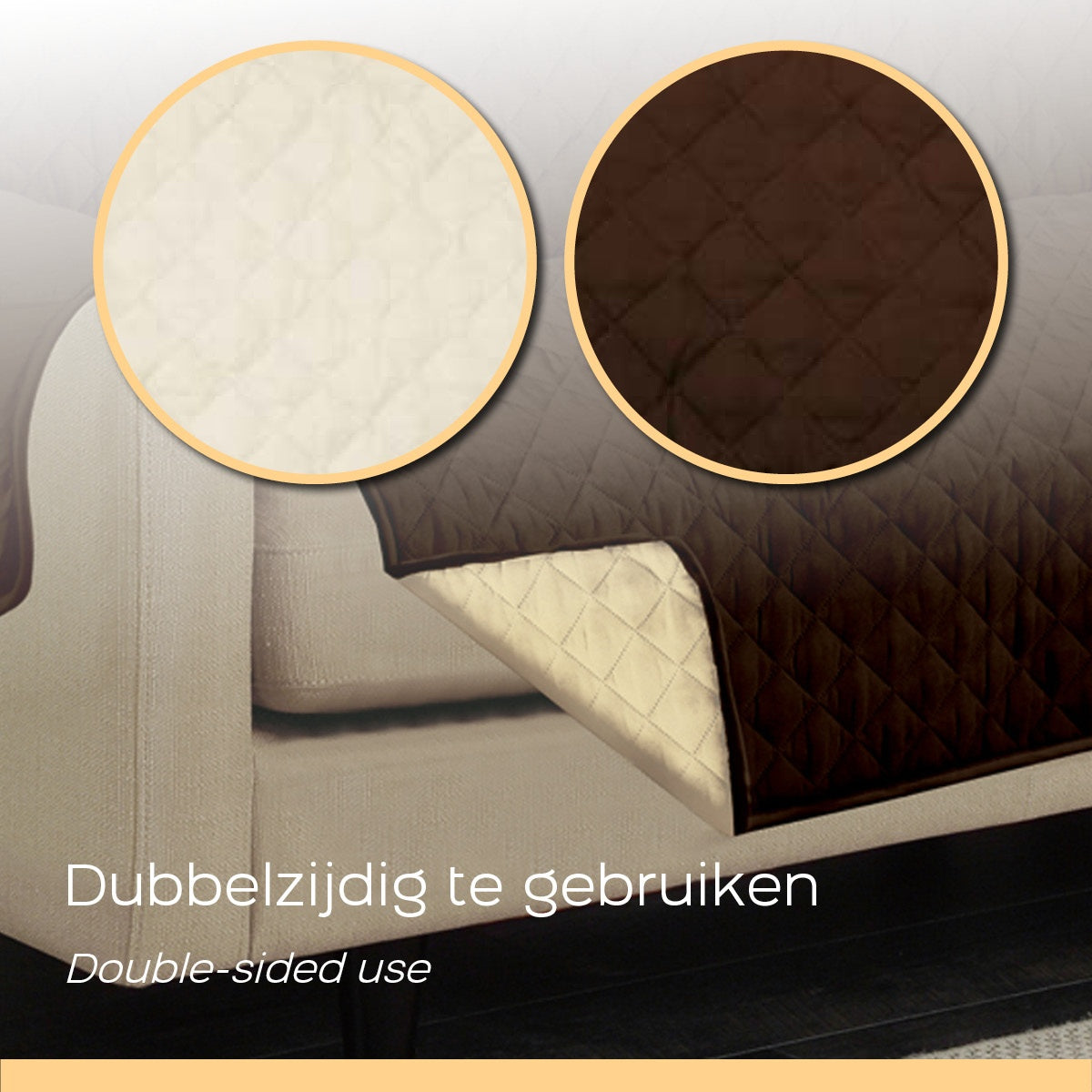 Water-Repellent Love Seat Sofa Cover, 223x177CM