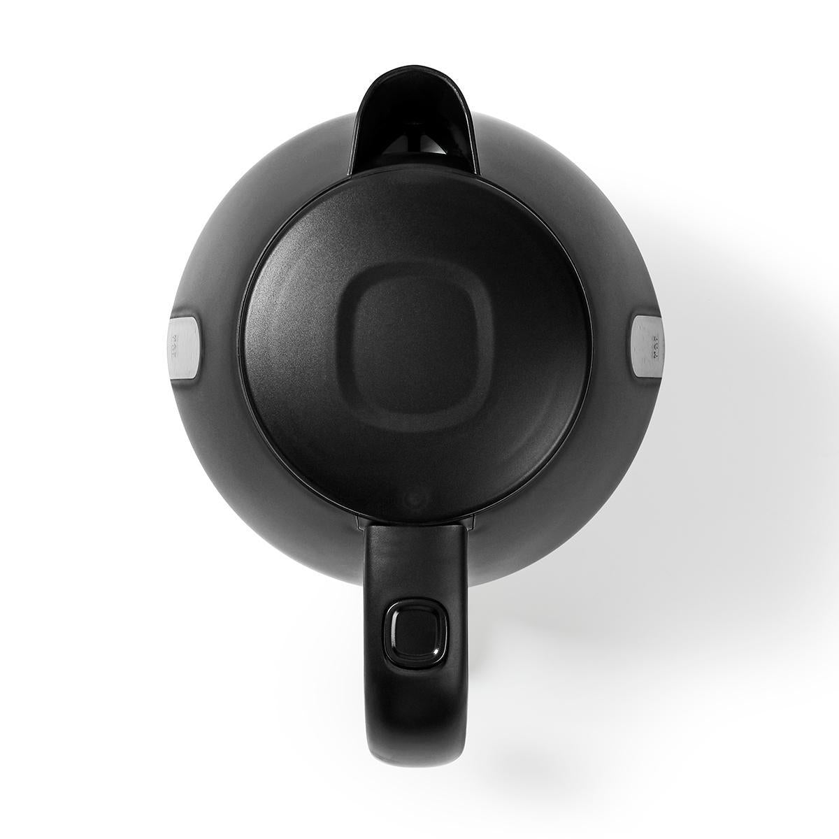 Water boiler | 1.0 l | Plastic | Black | Rotatable 360 degrees | Concealed heating element | Strix® Control | Boil-dry function