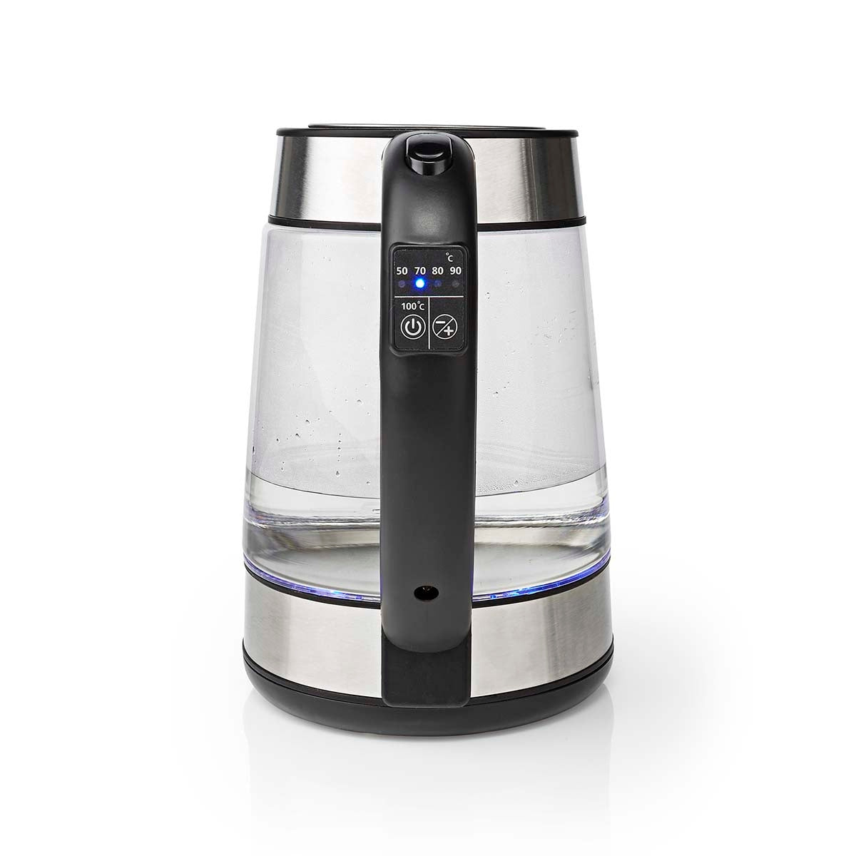 Water boiler | 1.7 l | Glass | Transparent | 60,70,80,90,100 °C | Temperature indicator | Rotatable 360 degrees | Concealed heating element | Strix® Control | Boil-dry function