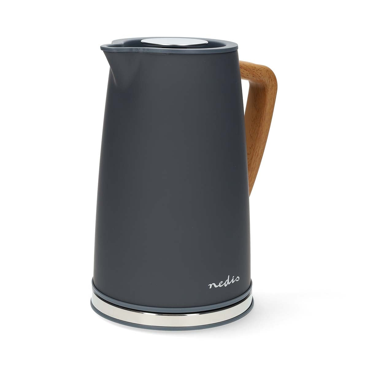 Water boiler | 1.7 l | Soft-Touch | Gray | Rotatable 360 degrees | Concealed heating element | Strix® Control | Boil-dry function