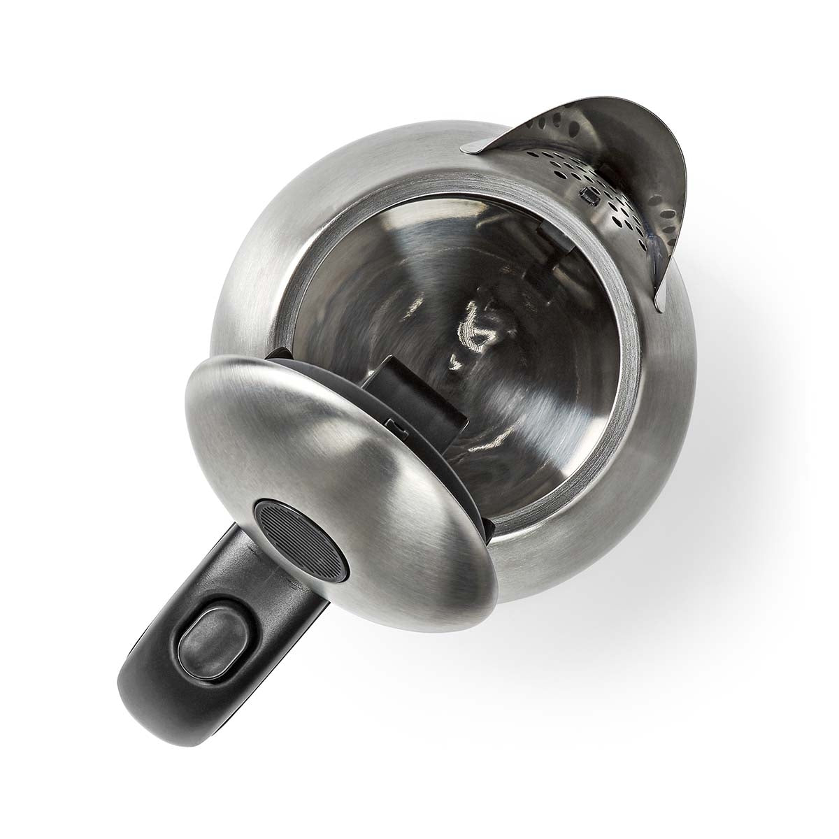 Water boiler | 1.7 l | Stainless steel | Silver / Black | Rotatable 360 degrees | Concealed heating element | Strix® Control | Boil-dry function