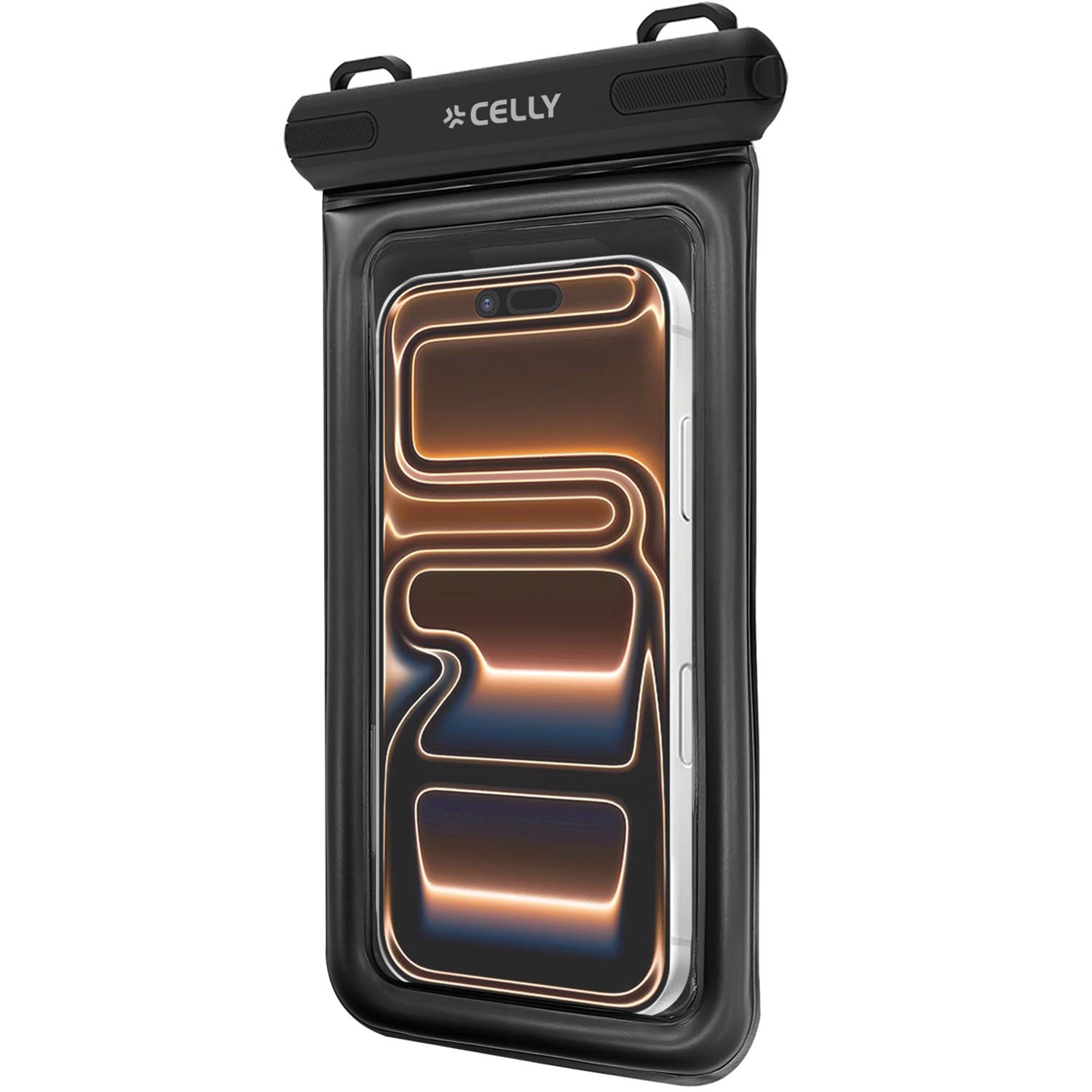 Waterproof Floating Phone Pouch IP68, 7.2in, Black