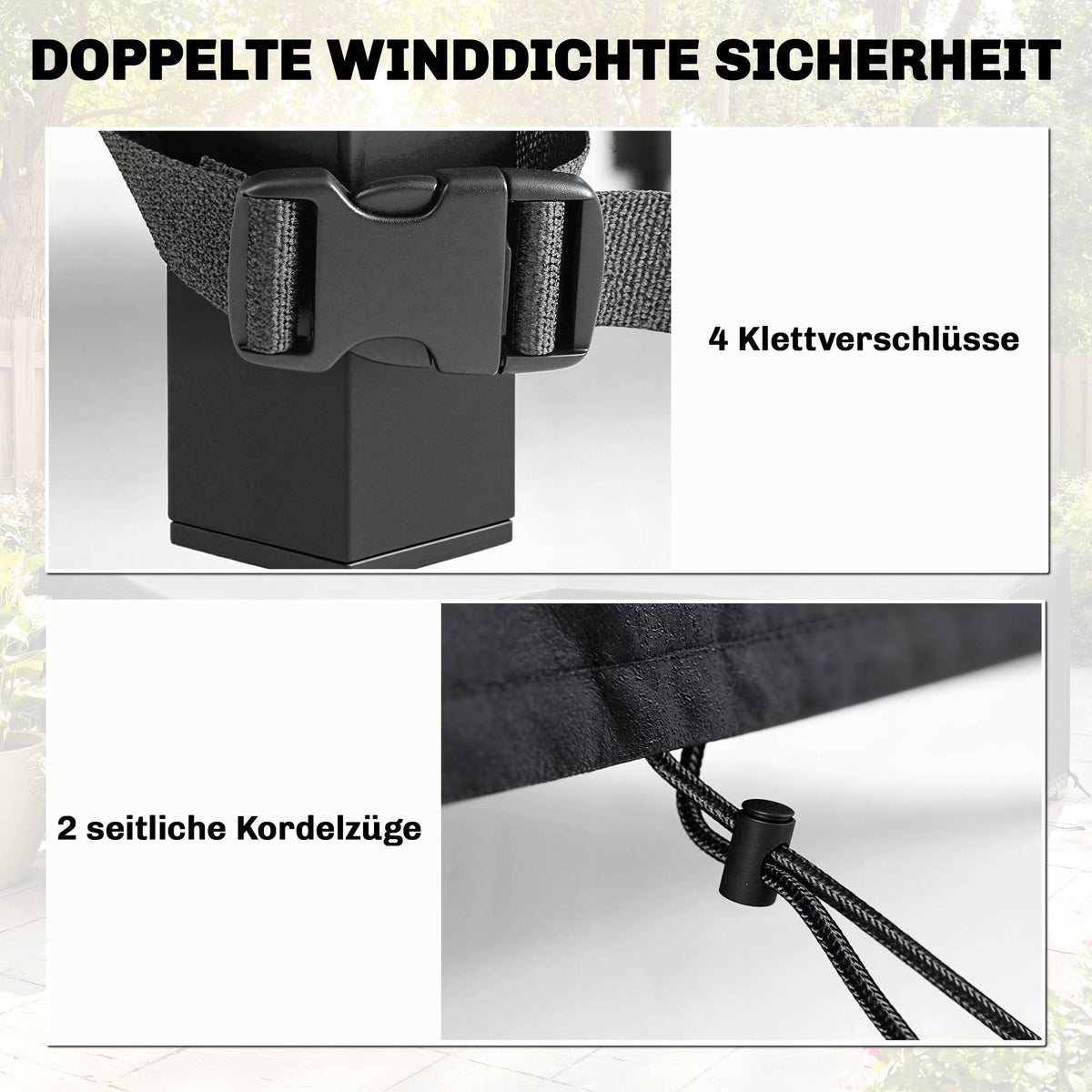 Waterproof Garden Furniture Cover, 420D Oxford, 125x125x74cm