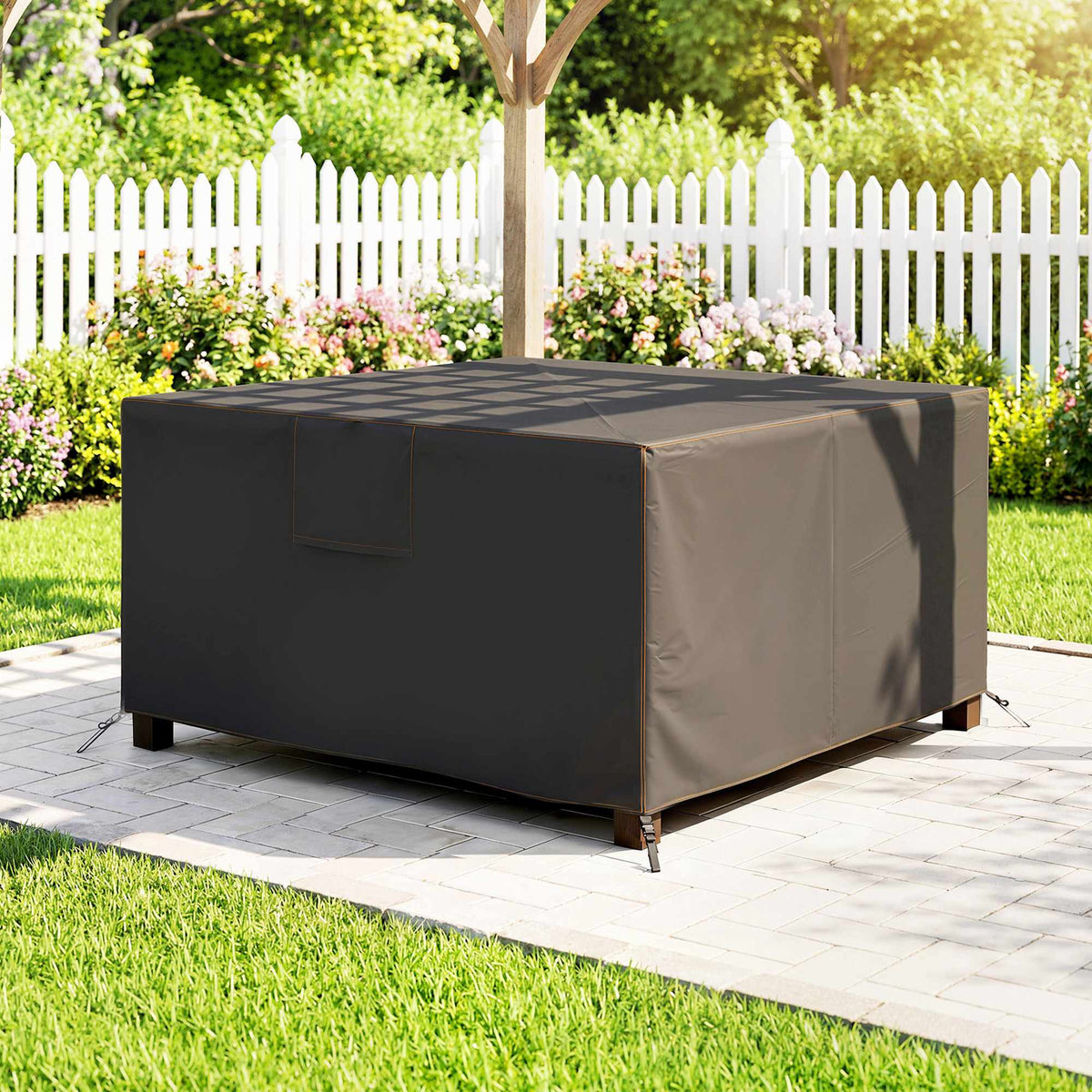 Waterproof Garden Furniture Cover, 420D Oxford, 125x125x74cm