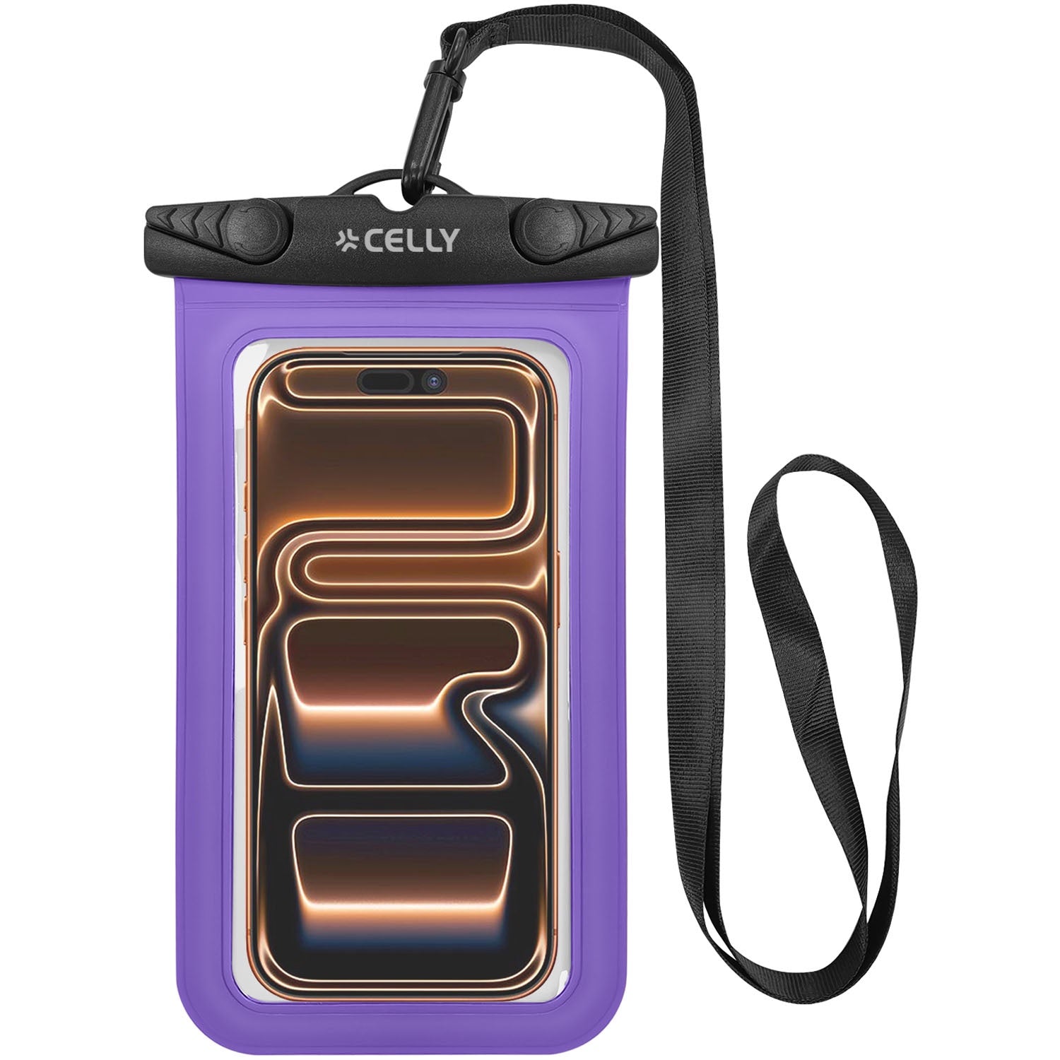 Waterproof Phone Pouch, IPX8, Up To 7 Inch, Purple