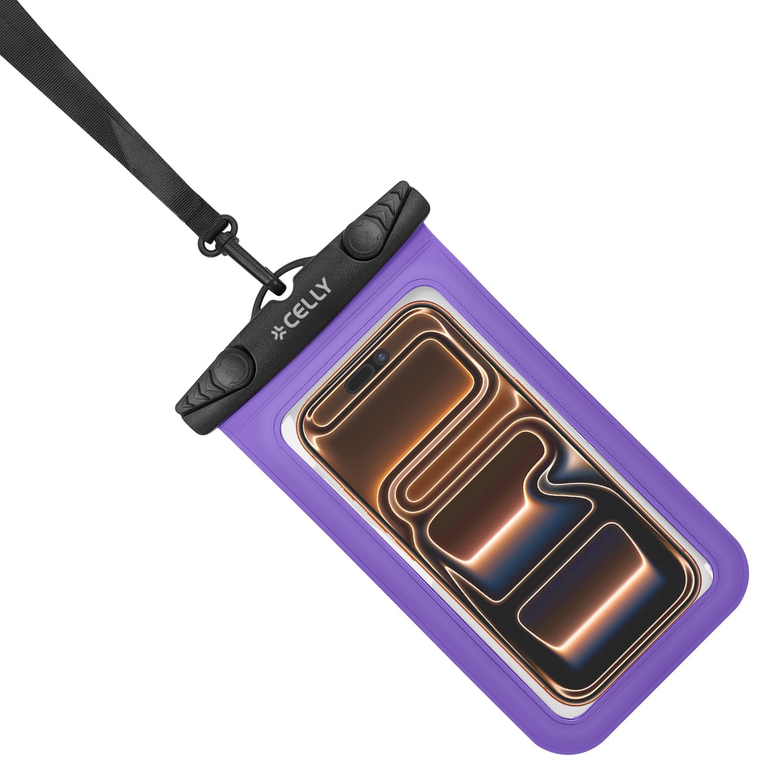 Waterproof Phone Pouch, IPX8, Up To 7 Inch, Purple