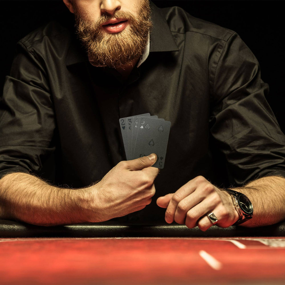 Waterproof poker cards 2 sets