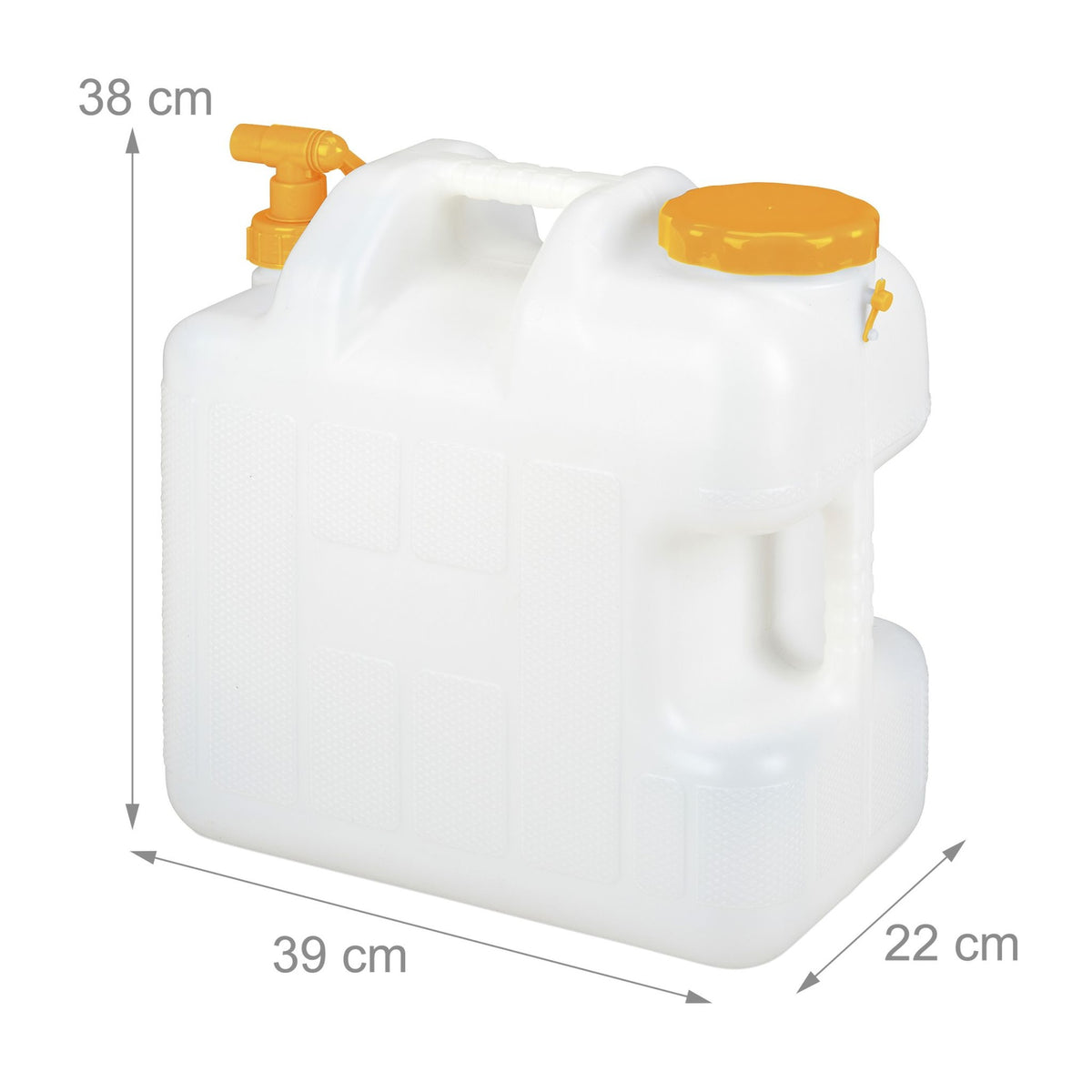 Water tank with faucet