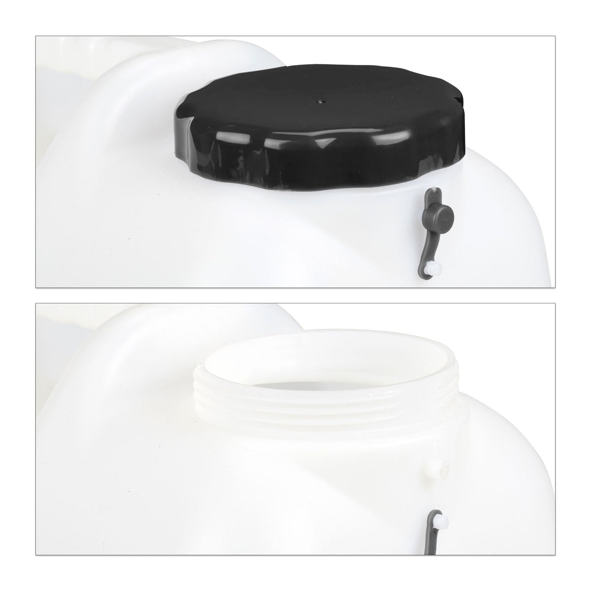Water tank with faucet