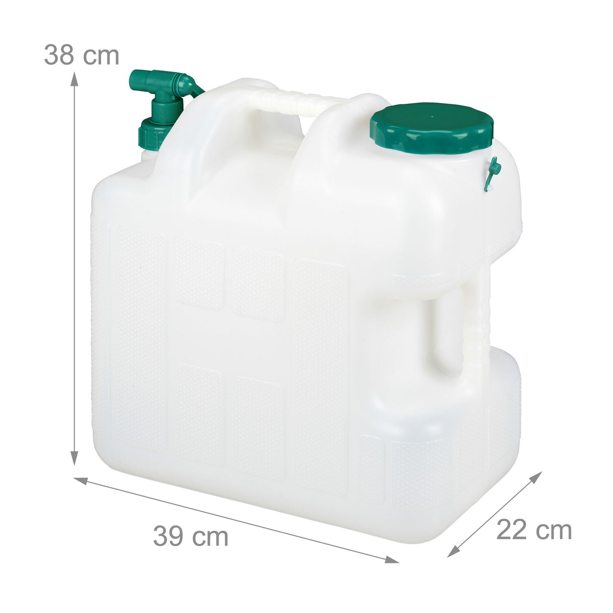 Water tank with faucet