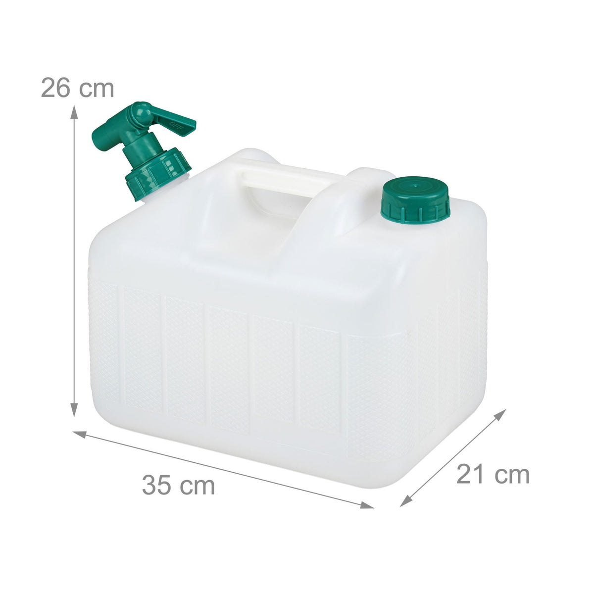 Water tank with faucet