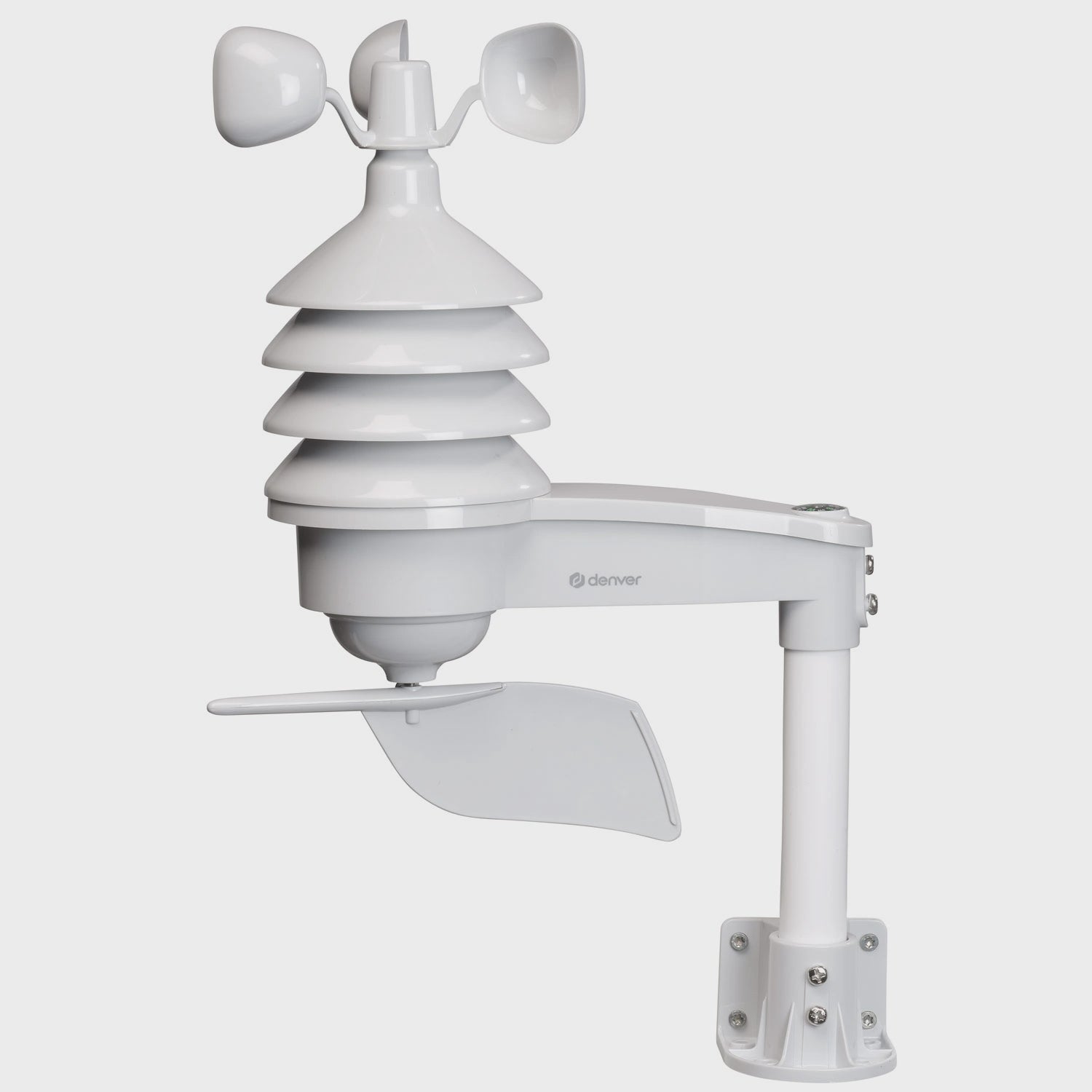 Weather Station with Color Display, Wireless Wind & Rain Sensor
