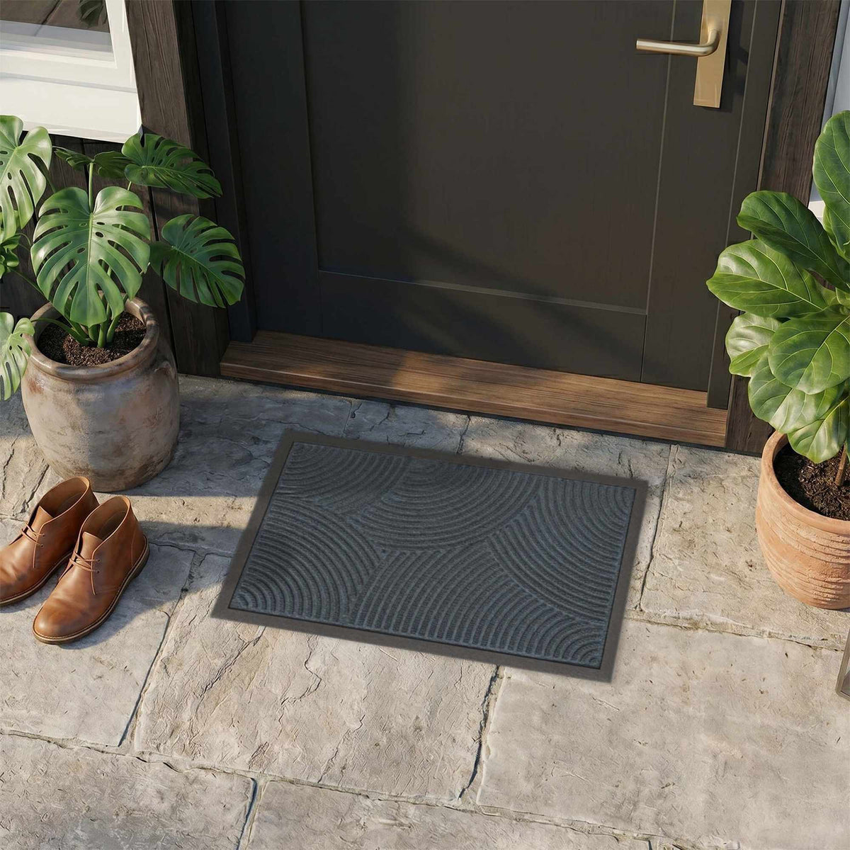 Weatherproof Polypropylene Doormat, 60x40 cm