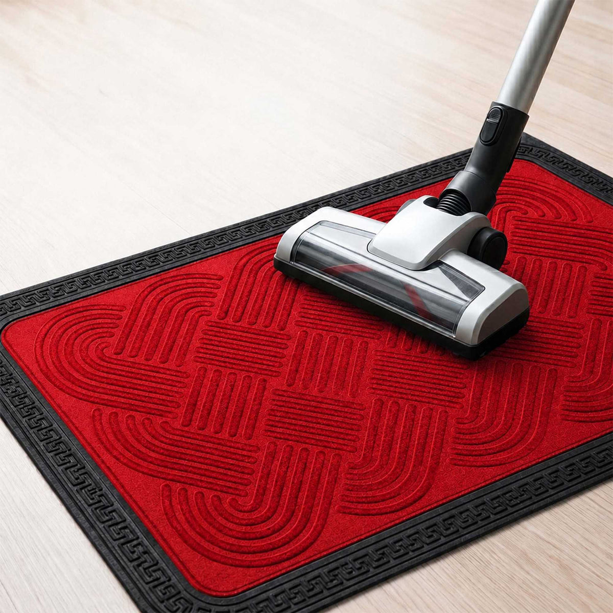 Weatherproof Red Doormat, 60 x 40 cm, Non-Slip