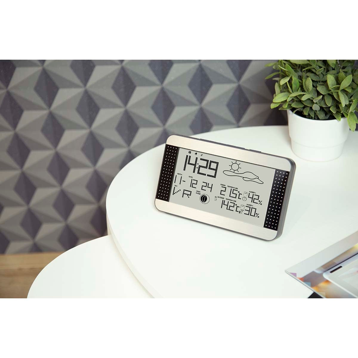 Weather station with wireless sensor Silver