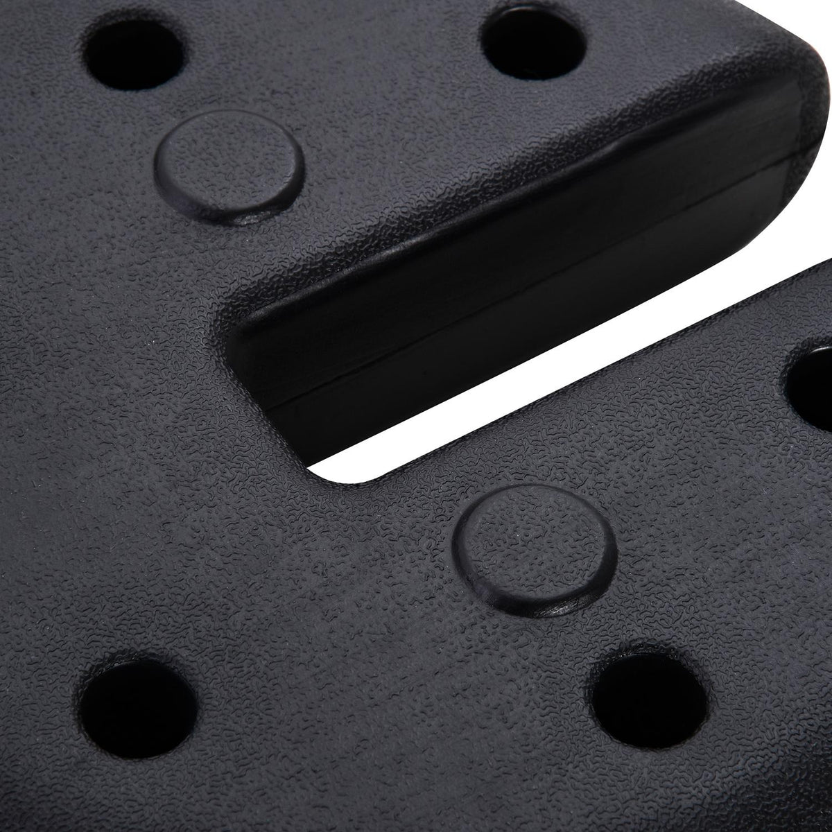 Weight For Party Tent, Pavilion Weight Can Be Filled Up To 5 Kg, Hdpe Plastic, Black, Ø25X6Cm