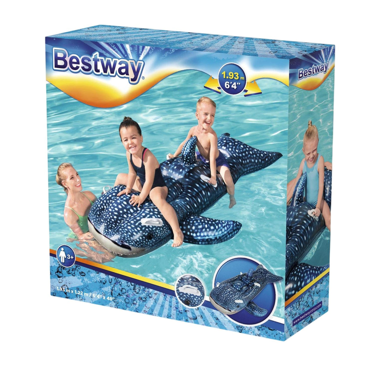 Whaletastic Wonders Ride-On Pool Float