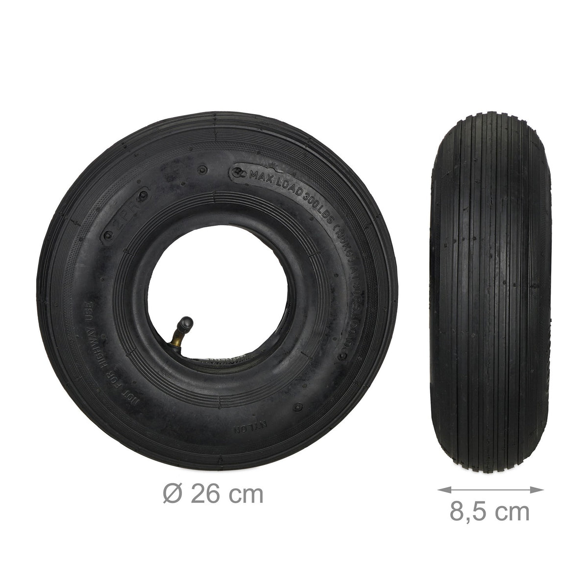 Wheel barrow set of 2 with hose