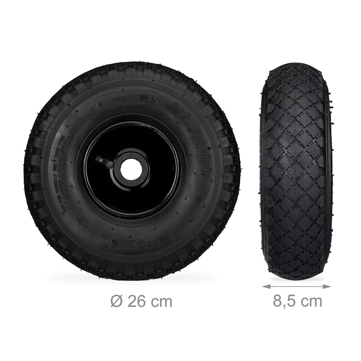 Wheelbarrow wheels 2 pcs.
