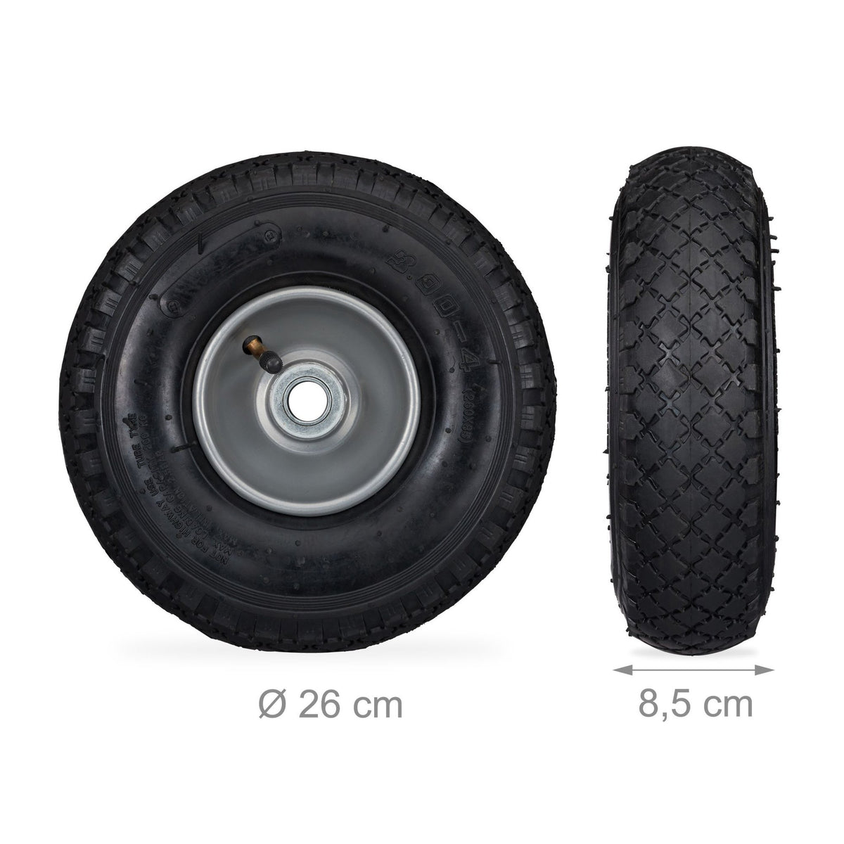 Wheelbarrow wheels 2 pcs.