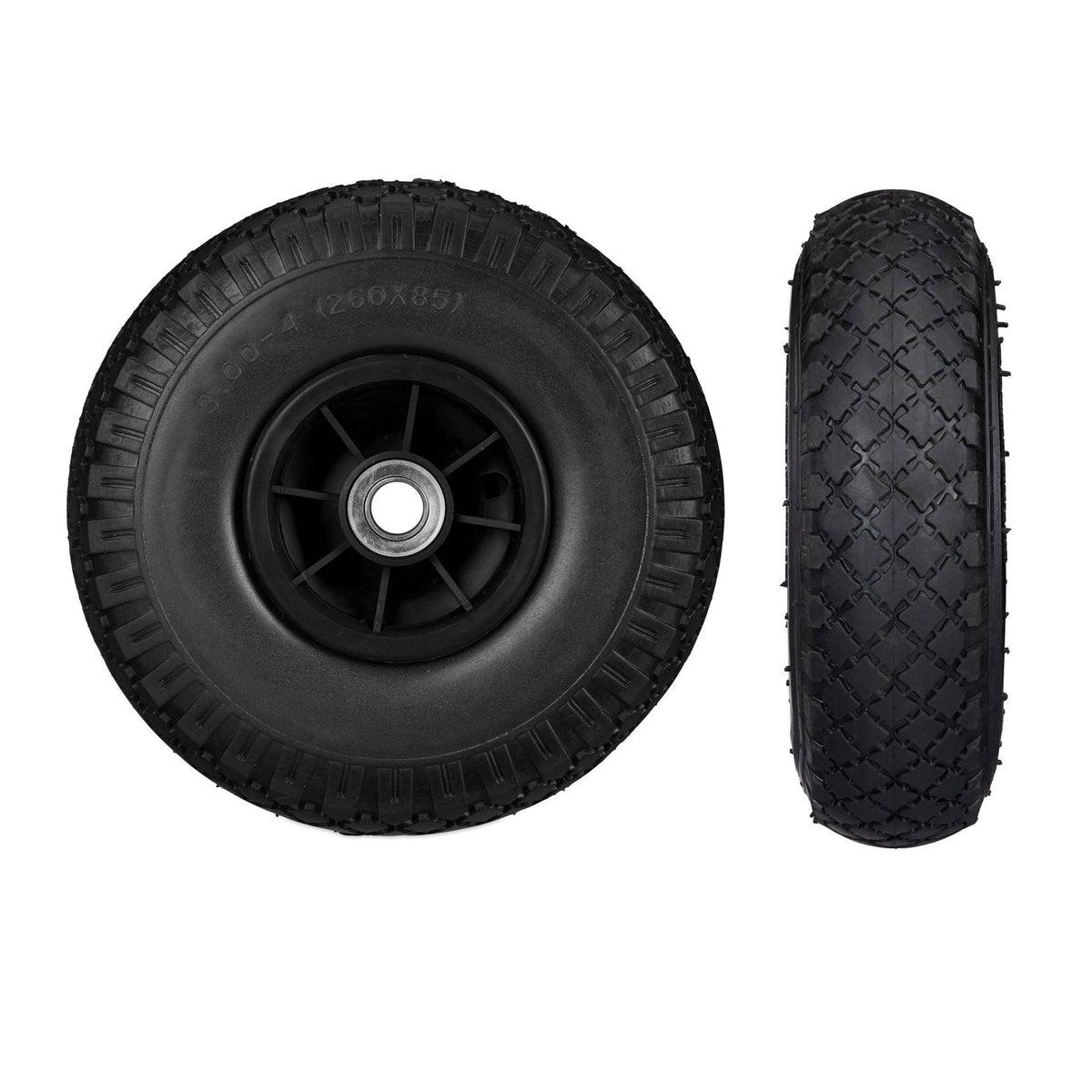 Wheelbarrow wheels PU rubber, 2 pcs.