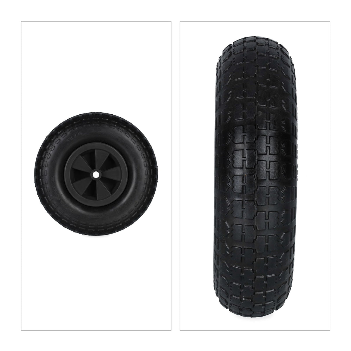 Wheel for wheelbarrow 4.00-6 in black