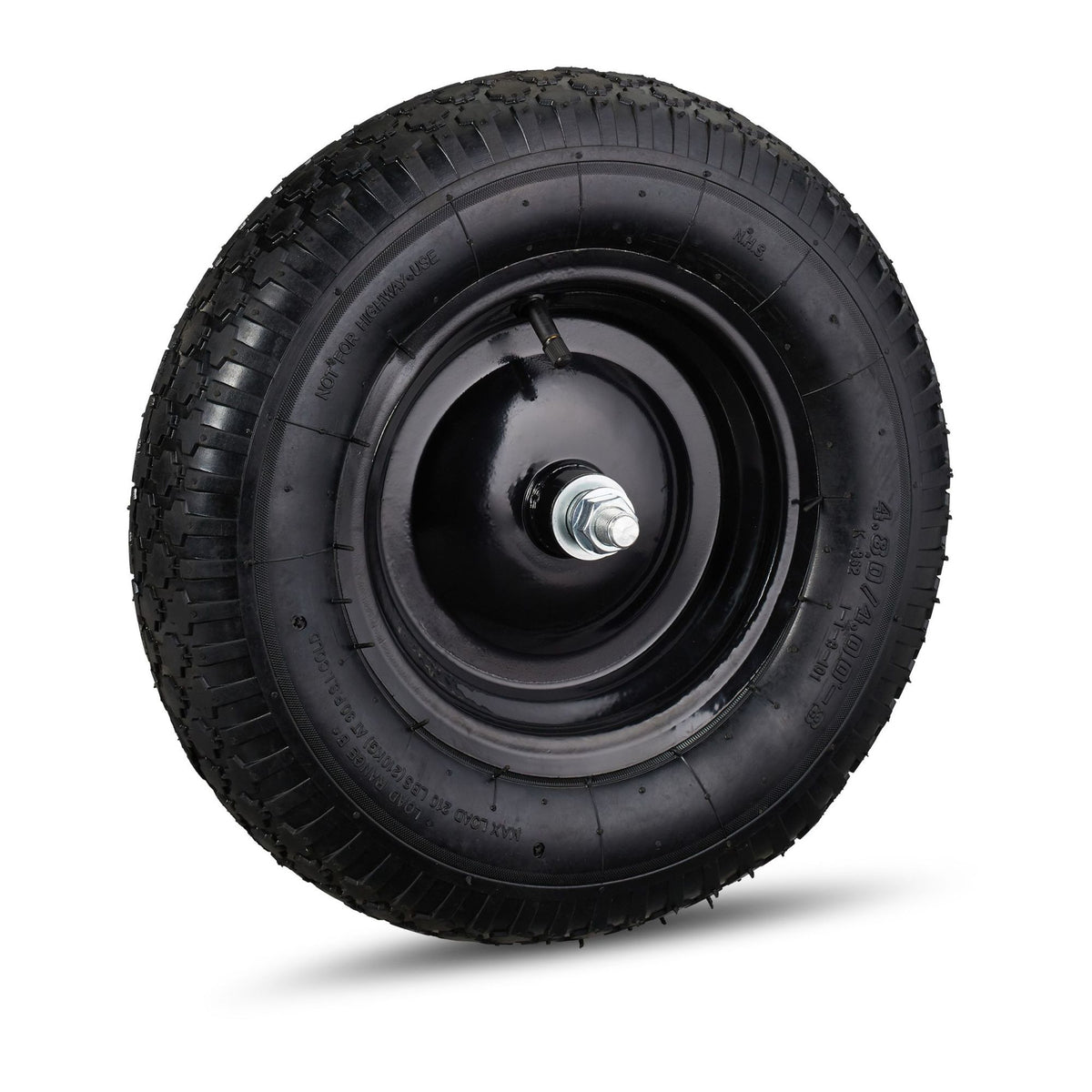 Wheel for wheelbarrow 4.80 4.00-8 with axle