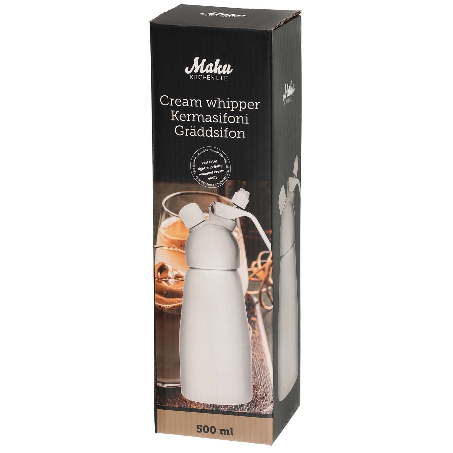 Whipped Cream Dispenser, 500 ml Capacity