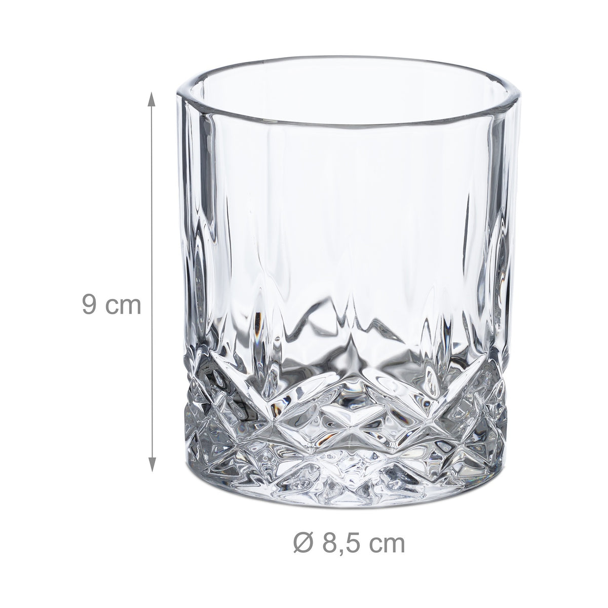 Whiskey glass 4-pack