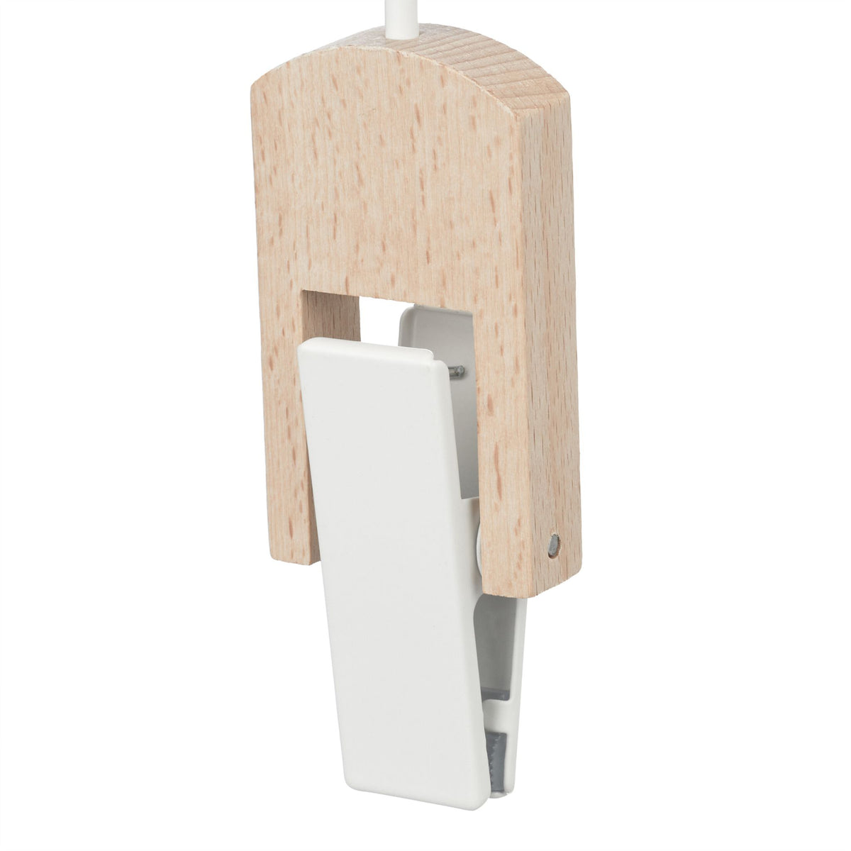 White Boot Hooks - Set of 5
