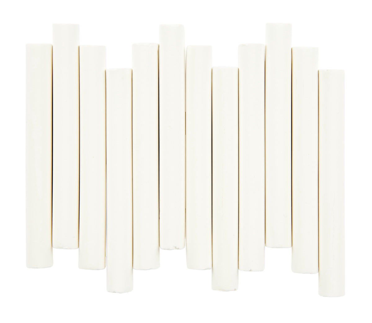 White Chalk Sticks, Non-Toxic, 12 Pack