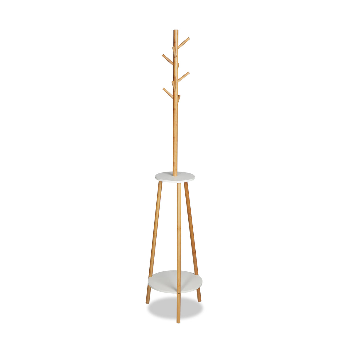 White/Natural Coat Rack