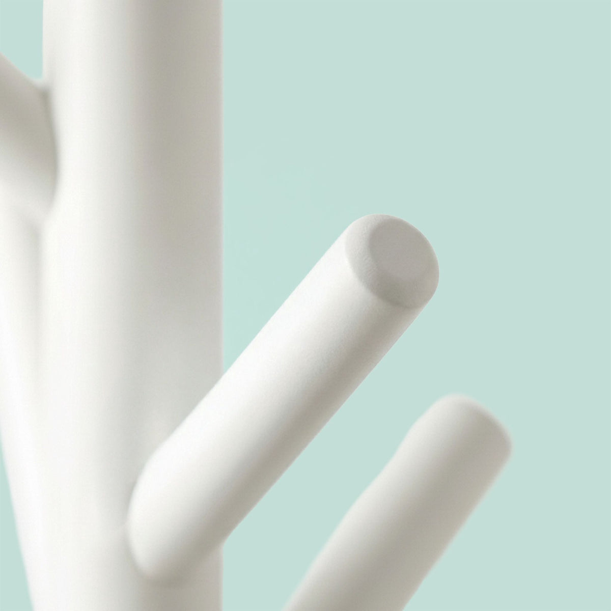 White Pine Coat Stand with 8 Hooks, Adjustable Height