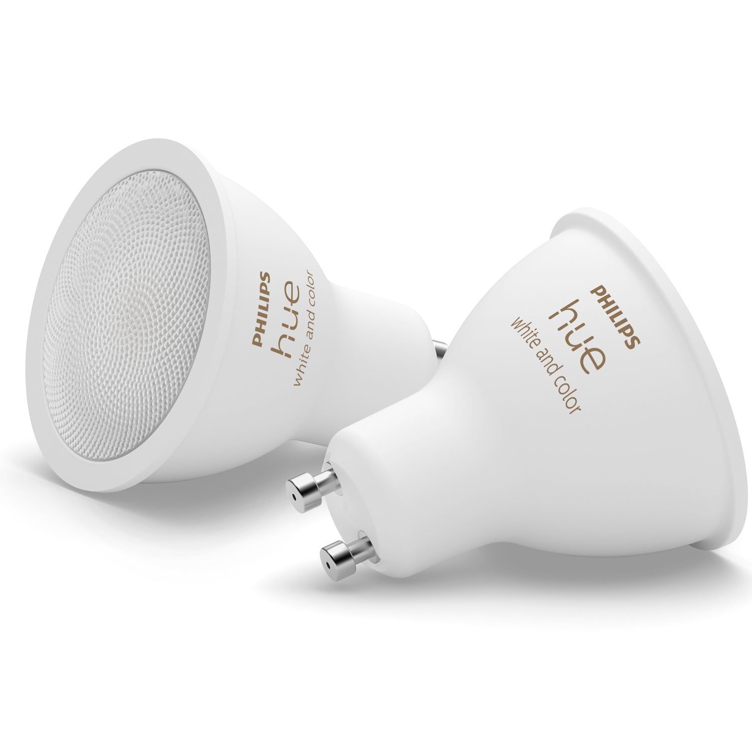 White and Color Ambiance GU10 400lm 2-pack