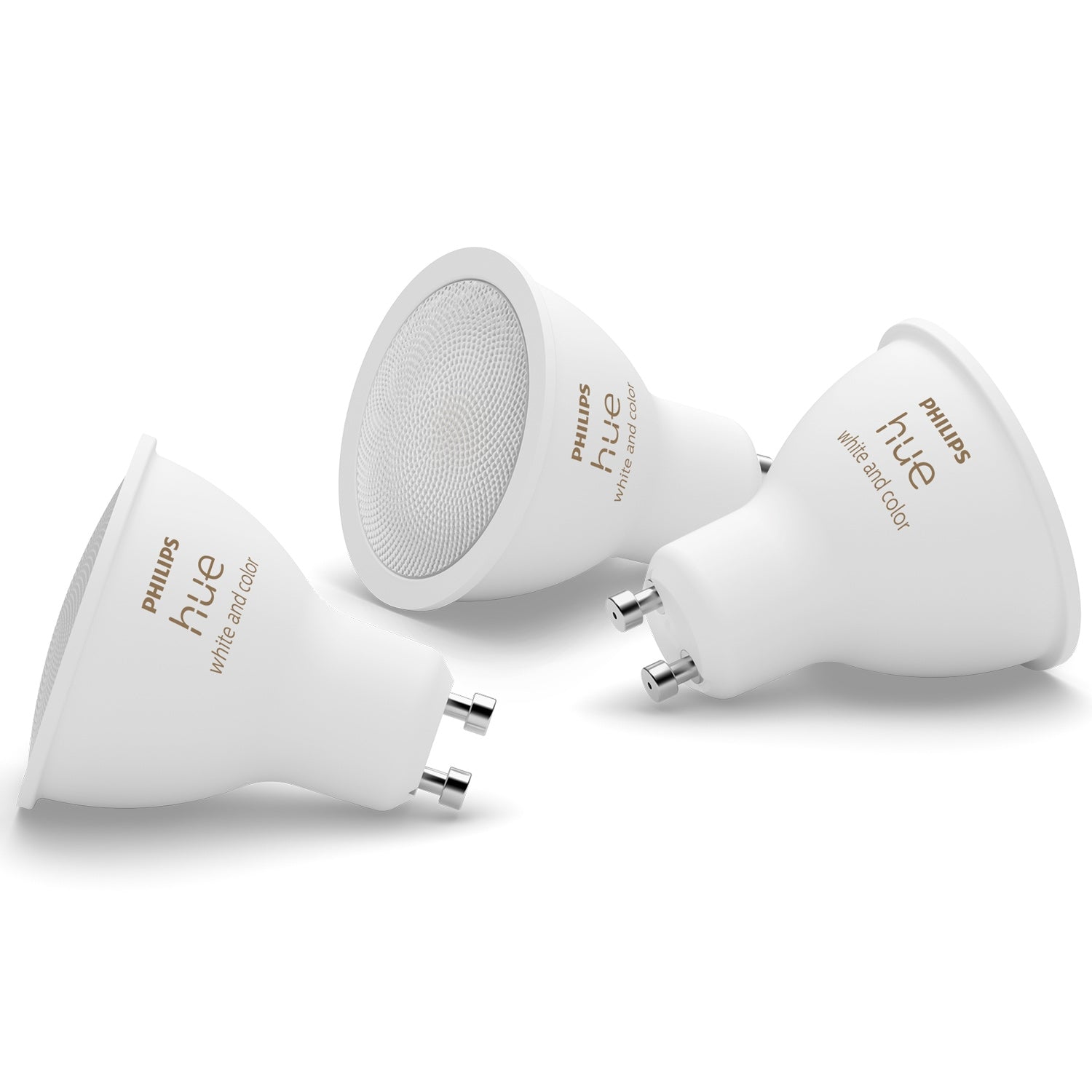 White and Color Ambiance GU10 400lm 3-pack