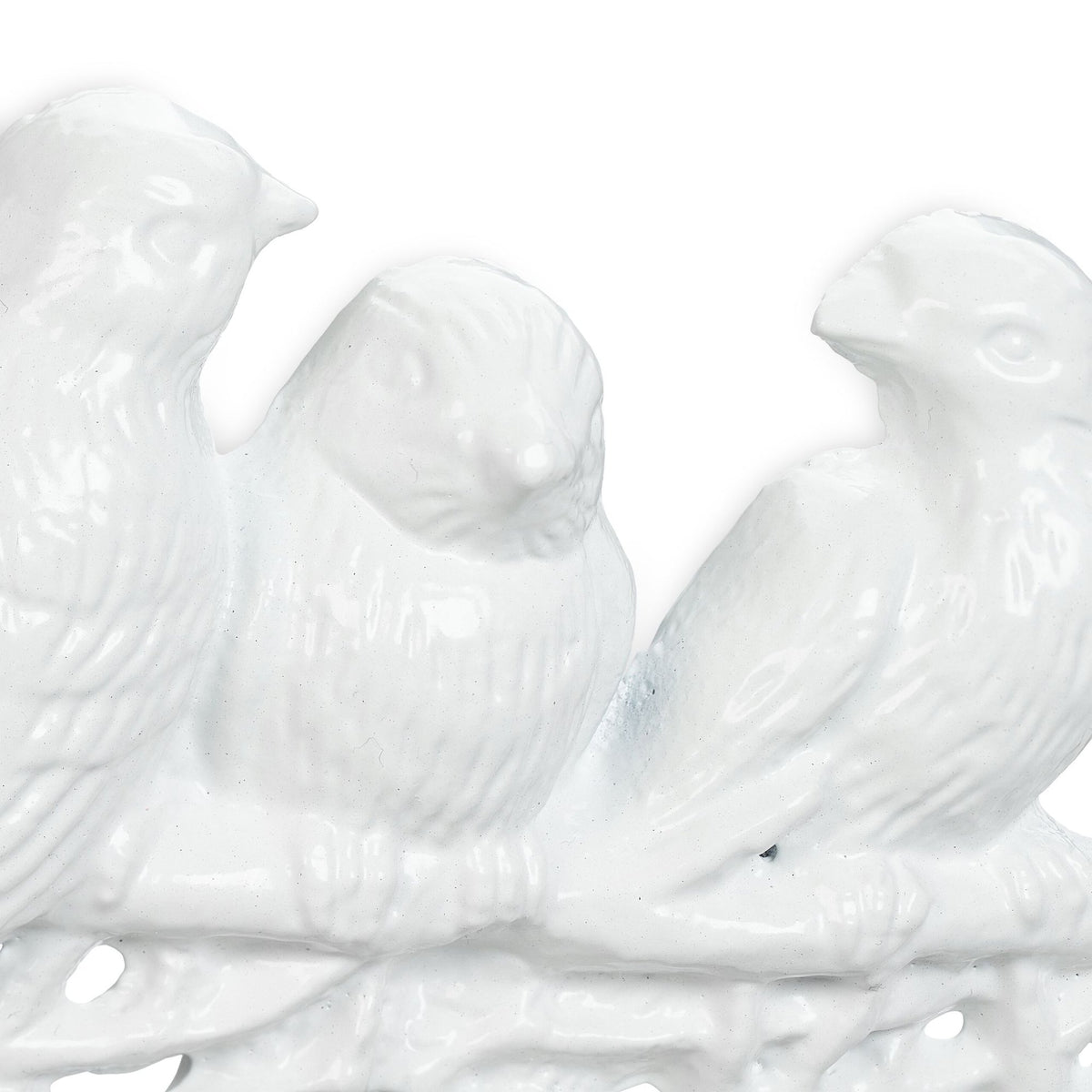 White coat hanger in bird design